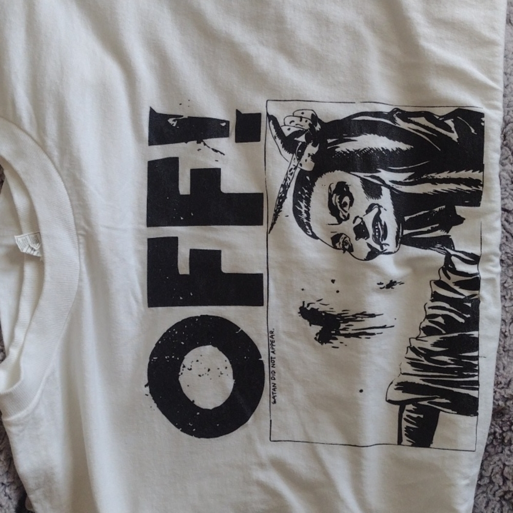 OFF punk band tour shirt